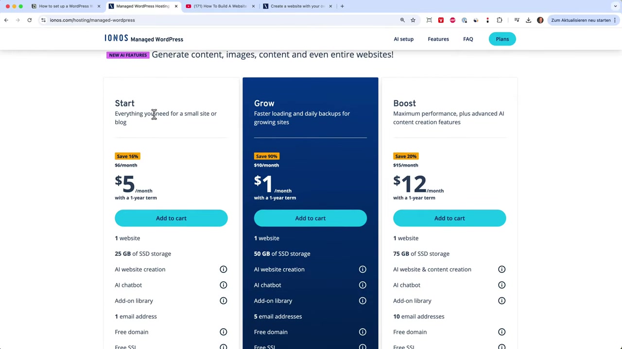 WordPress installeren op Ionos? | Ionos WordPress Handleiding