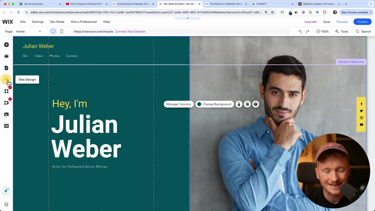 Nuovo Wix Tutorial - Come Creare un Sito Web di Portfolio con Wix