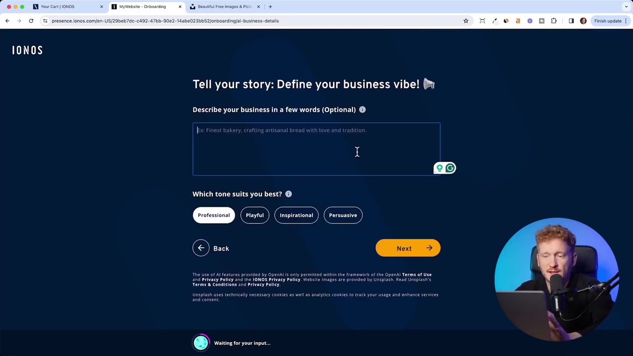 Websites maken met IONOS – Tutorial 2026 – AI-websitebouwer