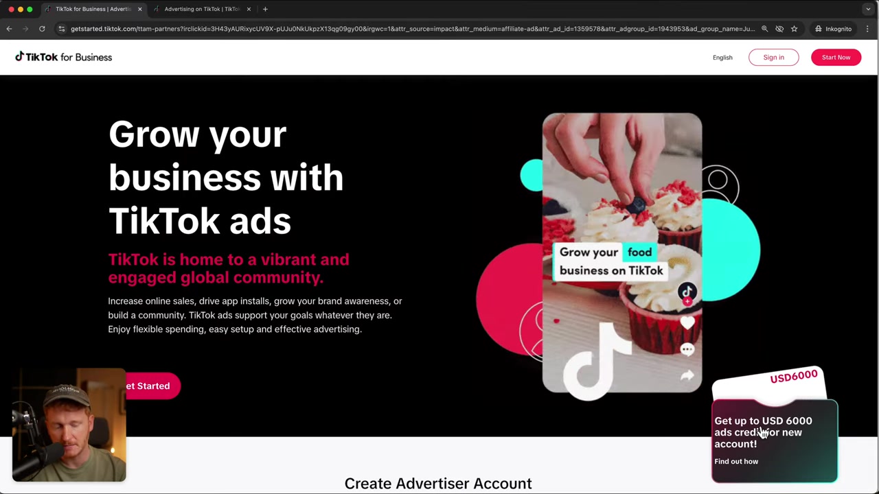 Ottieni fino a 5.200€ di credito pubblicitario - Codice promozionale TikTok Ads