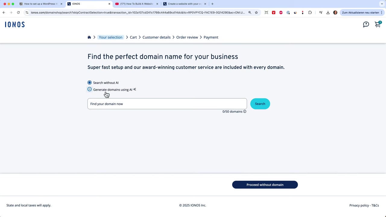 Como instalar o WordPress no Ionos | Ionos WordPress Tutorial