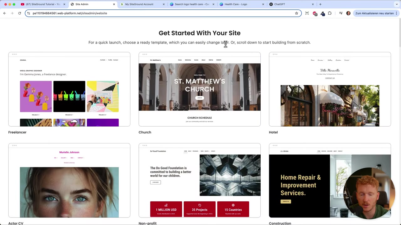 Come creare un sito web con SiteGround Website Builder – Tutorial Completo