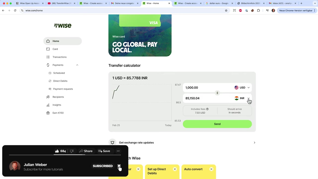 Come Aprire un Conto Bancario Wise (2026) | Tutorial Completo di Registrazione