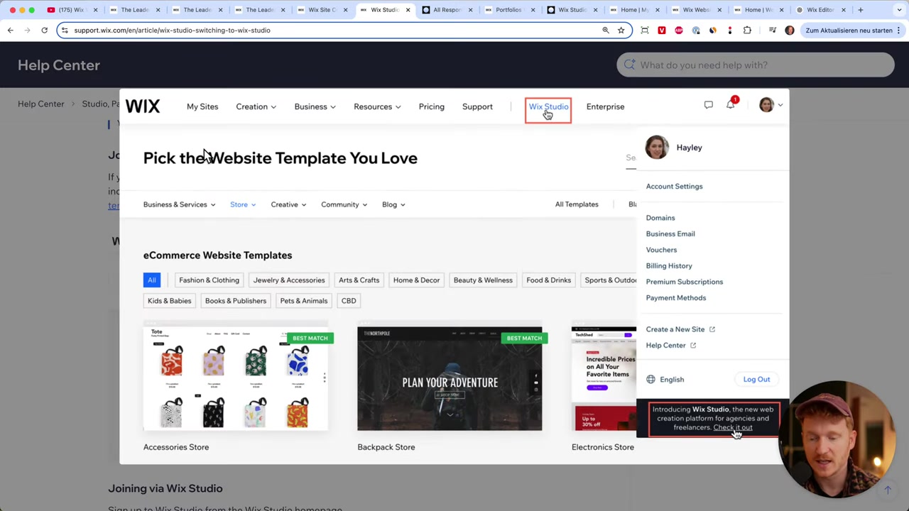 Wix Editor vs. Wix Studio – Welches ist das richtige System für dich?