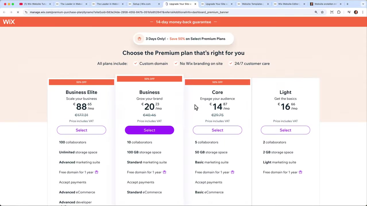 Wix Planes y Precios: Guía Completa para Elegir el Plan Correcto