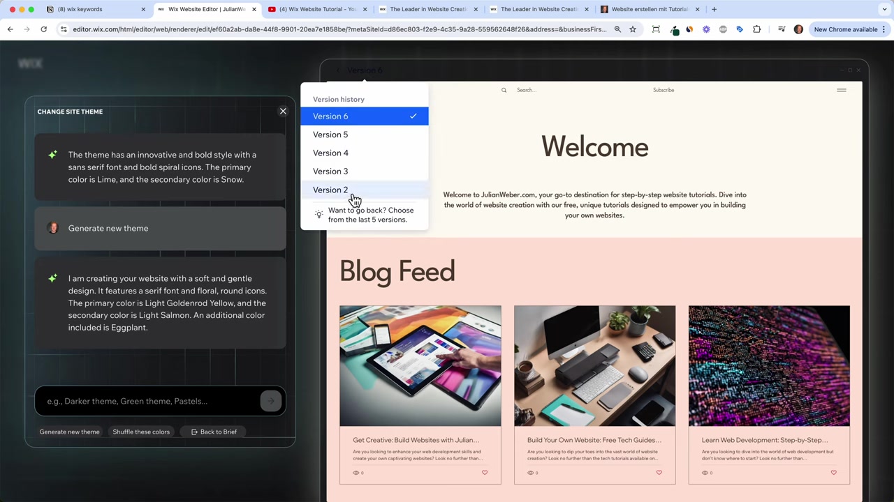 Creare un Sito Web con Wix AI: Tutorial Passo Passo