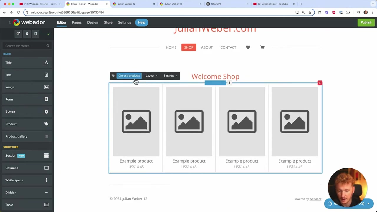 Maak een webwinkel met Webador – Stap-voor-stap Tutorial