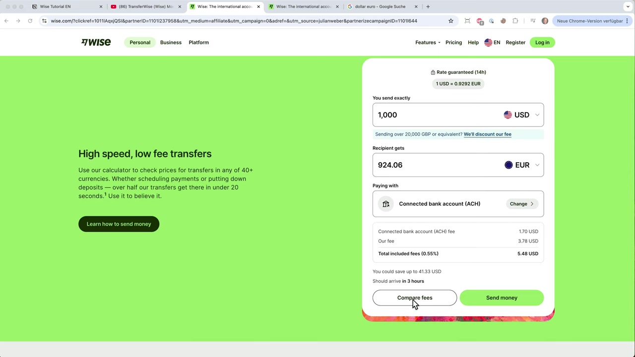 Tutorial Wise 2026: Come Trasferire Denaro all'Estero con Wise